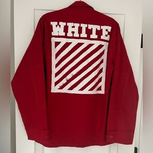 Off-White c/o Virgil Abloh cargo style mens shirt jacket